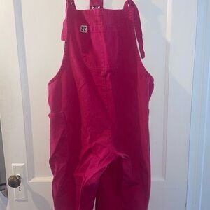 Lucy & Yak Bright Pink Overalls